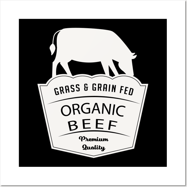 Grass Fed Beef Wall Art by SWON Design